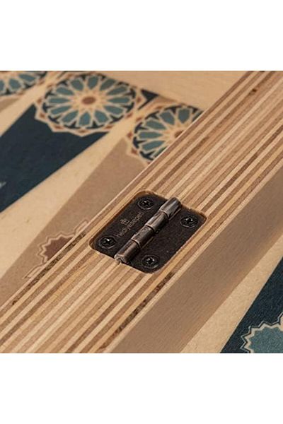 STOREMAX Cmllashop Ethnic Designed Handmade Modern Wooden Backgammon Set Product Dimensions 25 X 48 X 6.5 cm