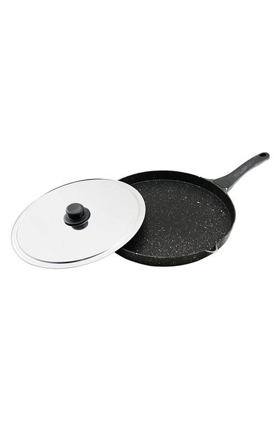 STOREMAX Bystoreby 34cm Cast Fish Pan with Cover Newdesing 646268