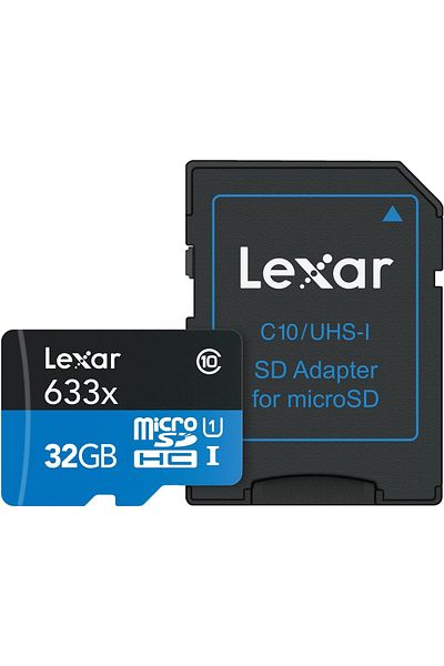 STOREMAX بطاقة ذاكرة microSDHC عالية الأداء من بيس توباي 633x 32 جيجابايت UHS-I مع محول SD - LSDMI32G