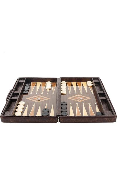 STOREMAX Bystoreby Concept Madera Backgammon with Bag Newdesing 646268