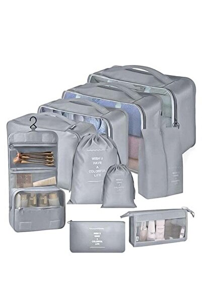 Generic DUNISO 10 Set Packing Cubes for Suitcases, Travel Luggage Organizer, Travel Packing Kit with Clothes