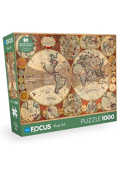 STOREMAX Focus 1000 Pieces - Old World Map (Old World Map) Star Buy Bz 1087243