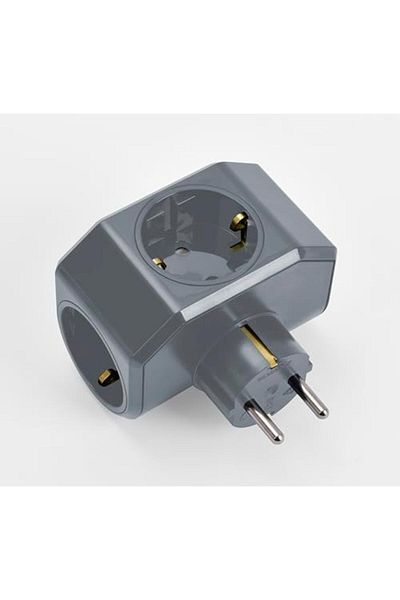 STOREMAX Svticaret Yonca Plus Gray Triple Grounded Socket Mhm 1053513