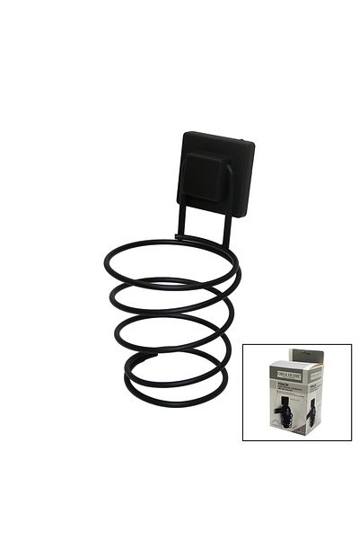 STOREMAX Lvnmblya Black - Metal Furnace Furnace Machine Hanger Square Putty Adhesive10X11X15Cm Shop Deesing 2