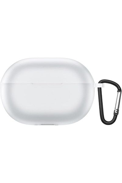 STOREMAX Ysstorex for Freebuds Pro 2 Case with Strap Matte Silicone Frosted Matte Transparent [Suitable with Freebuds Pro 2