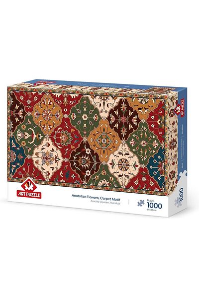 STOREMAX bystoreby لغز زهور الأناضول - سجادة عزر 1000 قطعة لغز NewDesing 646268