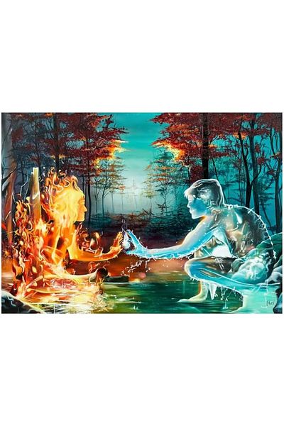 STOREMAX Svticaret 1000 Piece Puzzle - Fire and Water (Ateş Ve Su) Mhm 1053513