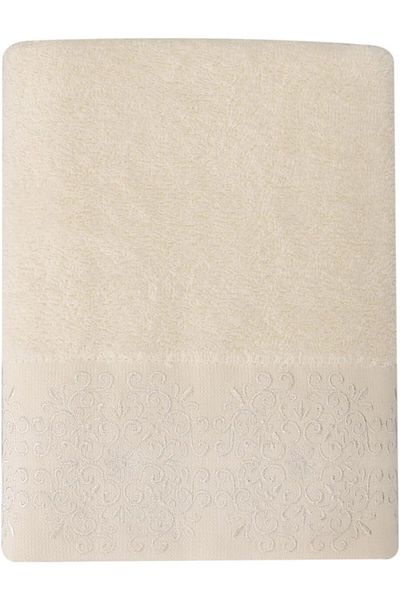 STOREMAX Sellbuystore Sty Saber Embroidered Cream Towel 50X90 1053513