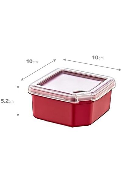 STOREMAX Bystoreby 4-Piece Q-Box Storage Container Carmen 350 ml Newdesing 646268