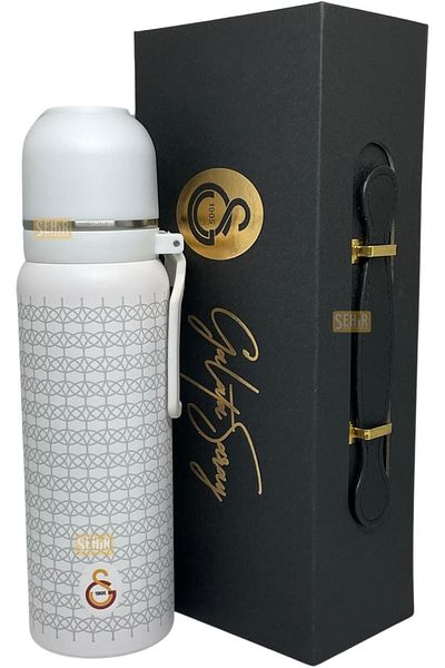 STOREMAX Ntwork 650ml Licensed Double Layer Stainless Steel Thermos 8 Hours Hot Cold Boxed (White) Art
