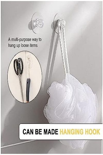 STOREMAX Ntwork Crystal Headed 2-Piece Adhesive Handle Cabinet Drawer Handle Holder Hanger Art 1087243