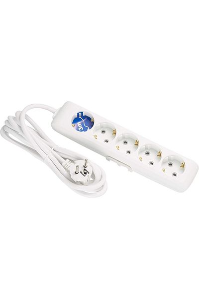 STOREMAX Bystoreby Multi-Let Five Socket Grounded Wired Child Proof 3 Mt Newdesing 646268