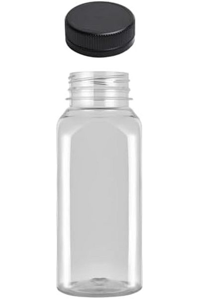 STOREMAX Cmllashop ml Smoothie Detox Bottle 250 Cc Transparent Plastic Bottle with Lid Detox Corner Freezer