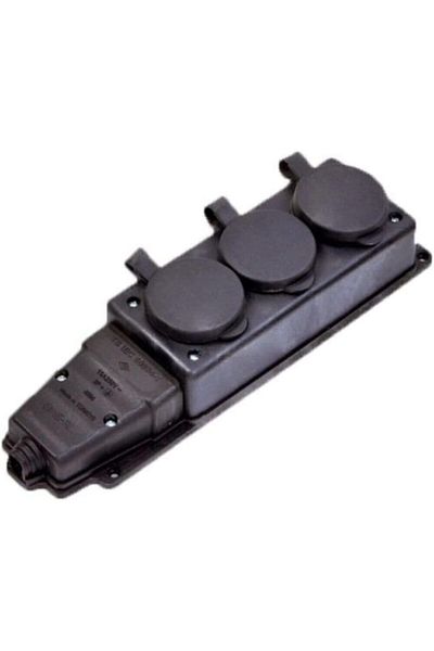 STOREMAX Bystoreby First Master Monophase Covered Socket Rubber 3-Plus Socket Newdesing 646268