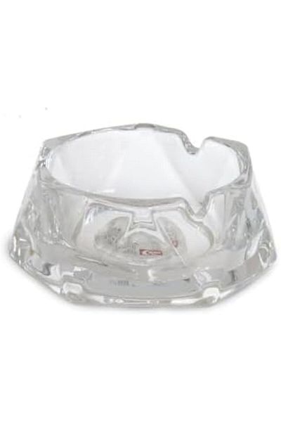 STOREMAX Bystoreby Round Glass Crystal Luxury Ashtray - Ash Tray - Round Ash Tray 10,5 cm Newde