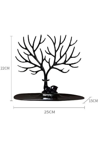 STOREMAX srhtDS Deer Design Βάση κοσμημάτων, Δαχτυλίδι, Σκουλαρίκια, Κρεμάστρα κολιέ, Κομψή οργάνωση κοσμημάτων