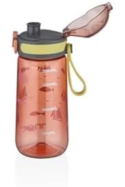 STOREMAX 400ml Children's Water Bottle with Carrying Strap and Strainer (Orange) Starcolxlection 6