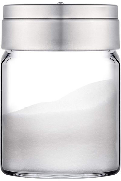 STOREMAX Bystoreby Basic Metal Salt Shaker with Lid - Pepper Shaker - 2 Pieces - 110 Cc, 43880S00, Transparent Newdesing 646268
