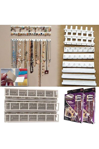 STOREMAX srhtDS Κοσμήματα Εσωτερικό ντουλάπι Organizer Organizer Κρεμάστρα κοσμημάτων Κρεμάστρα κολιέ Σετ Σκουλαρίκια Κολιέ Ak