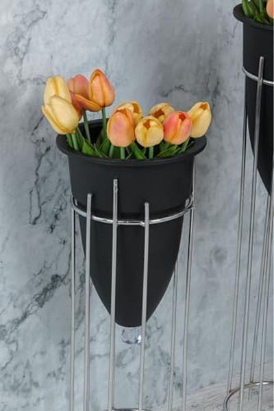 STOREMAX MUARTSHOP Πολύχρωμο Βάζο 2 Μεγάλων Ποδιών, Γλάστρα 871301
