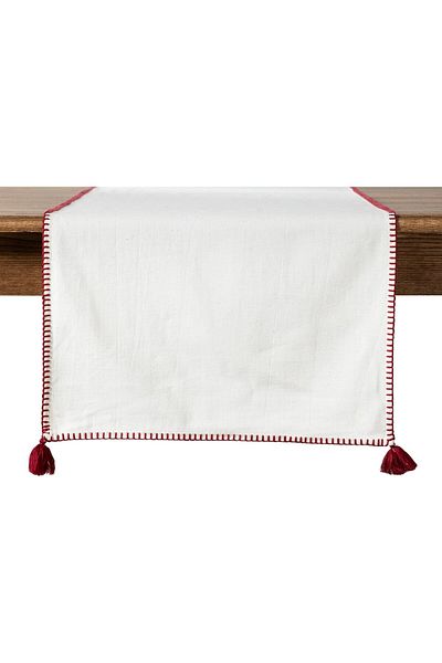 STOREMAX Sellbuystore Concept Oradea Tasseled Runner Claret Red 45X145 1053513