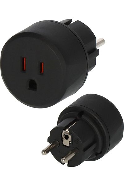 STOREMAX Bystoreby Us Plug System Turkey Compatible Ip20 Licensed Grounded Trl Adapter Converter N