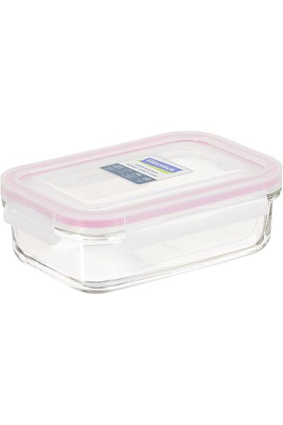STOREMAX Sellbuystore Primanova Rectangular Glass Storage Container, 400 ml 1053513