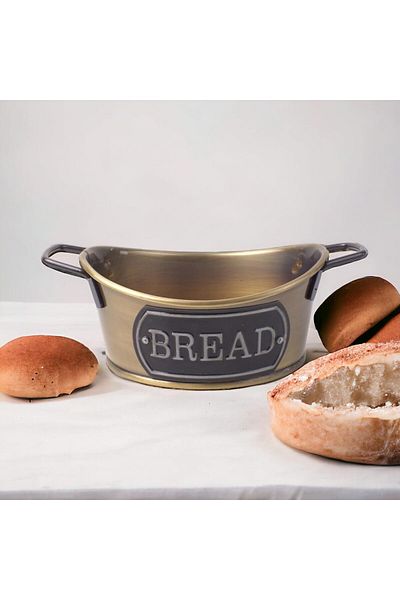 STOREMAX Ntwork Gondola Luxury Bread Basket Gold Plated Thinness, Galvanized Durability and Luxurious Design
