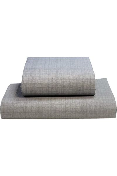 STOREMAX Muartshop Turca At7505 Ranforce Double Bed Sheet Set, Gray 871301