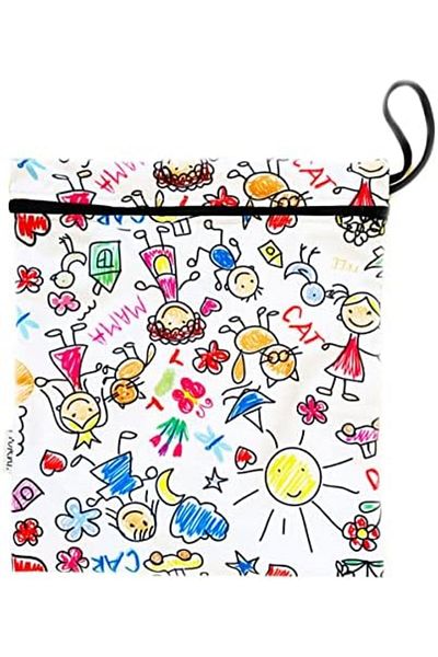 STOREMAX Jvnnastore Hanging Family 35X27 cm Waterproof Wet Swimsuit Dirty Diaper Carry Bag Washable