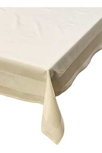 STOREMAX Sellbuystore Cotton Border Luxury Tablecloth |   160X160Cm |   Square 1053513