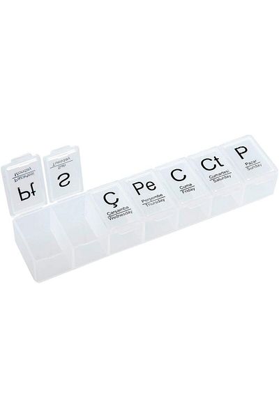 STOREMAX Bystoreby Home Weekly Medicine Storage Box, 7 Days, Compartments Medicine Box Medicine Organizer Aso