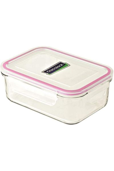 STOREMAX Bystoreby Primanova Conical Rectangular Glass Storage Container 1700ml Newdesing 646268
