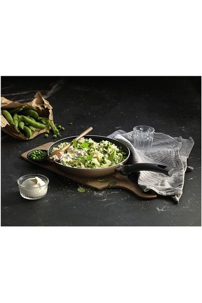 STOREMAX Jvnnastore Amalfi Teflon Coating 20 cm Grill Pan Champagne Foam Trendyfr 646268