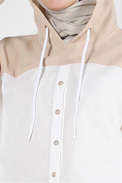 Alvina με κουκούλα ΒΑΜΒΑΚΙΝΟ ΤΟΥΝΙΚ 43854