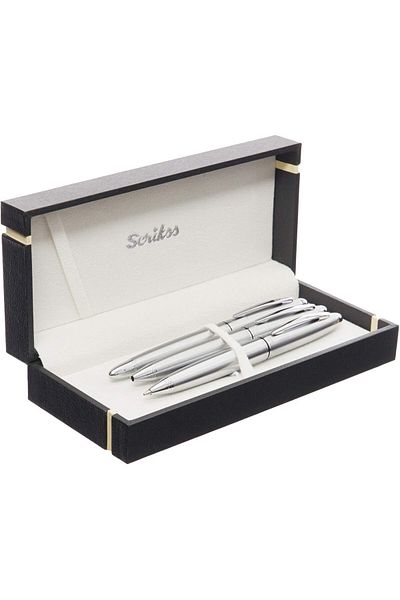 STOREMAX Ntwork Knight 88 Fountain Pen Ballpoint Penversatile Pen Set Chrome Art 1087243