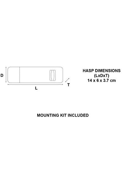 STOREMAX Ntwork Lock 723Eurd Reinforced Lock for the Locking of the Exterior Door, 14 X 6 cm Art 108724