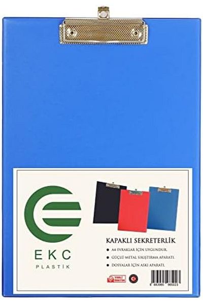 STOREMAX Bystoreby Plastic - A4 Secretarial with Lid Blue, Memo Pad Writing Tablet Newdesing 646268