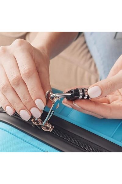 STOREMAX Lvnmblya Combination Mini Padlock 5.5cm Durable Bag Suitcase and Cabinet Lock for Travel Safe