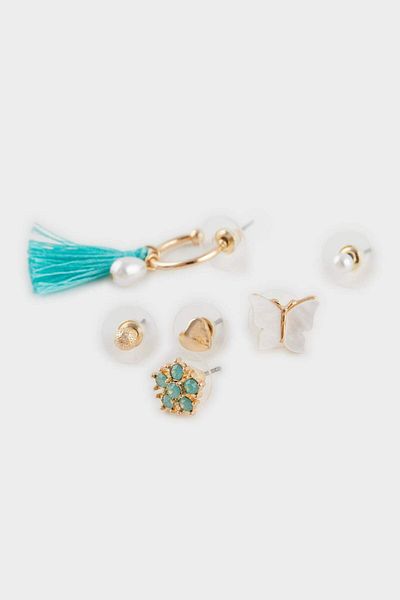 DeFacto Women's 6-Piece Earrings F0708Axns