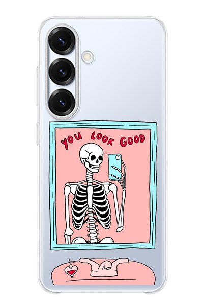 TechTree Samsung Galaxy S25 Plus Compatible You Look Good Skeleton Design Tra...