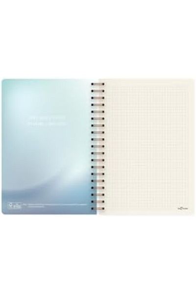 STOREMAX Ntwork Color Marble Spiral Notebook Checkered Inspiration 17X24 cm Art 1087243