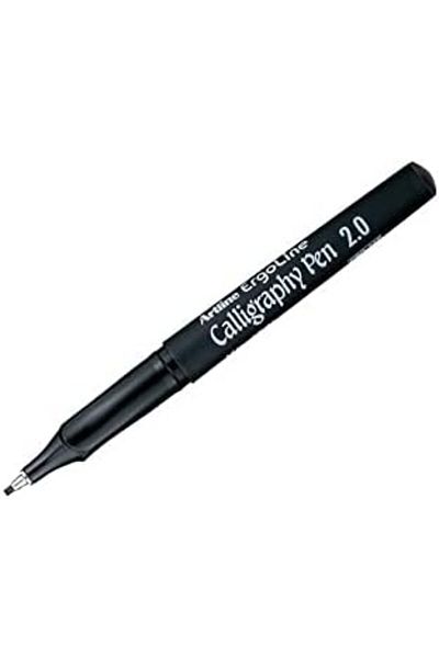 STOREMAX Ntwork Ergoline Calligraphy Pen 2.0 Calligraphy Pen, 2.0 Mm, Black Art 1087243