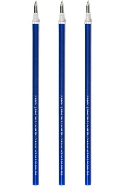 STOREMAX Bystoreby - Gel Pen Inside Erasable, Set 3 Pcs, Height 13 Cm, Thermo-Sensitive Ink, Blue