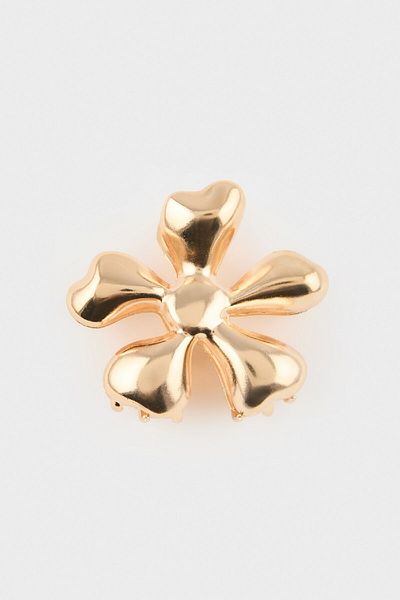DeFacto Women's Gold Floral Latch Buckle E8870Axns