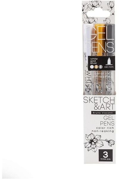 STOREMAX Ntwork Uniwrite 0.8mm 3 Colors Gel Pen Art 1087243