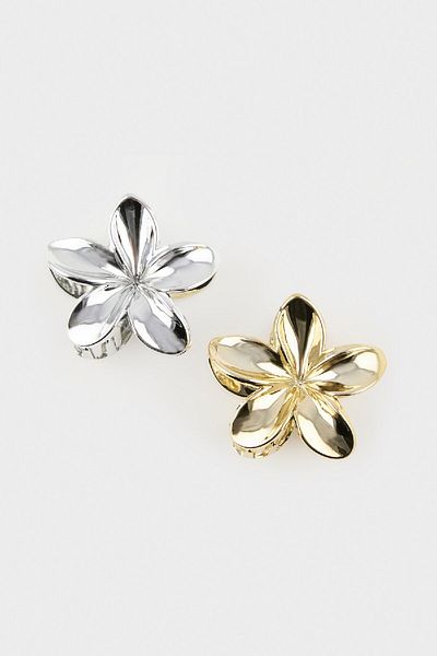 DeFacto Women's 2-Piece Flower Motif Latch Buckle E8880Axns