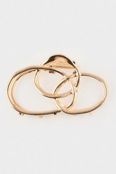 DeFacto Women's Gold Latch Buckle E8867Axns