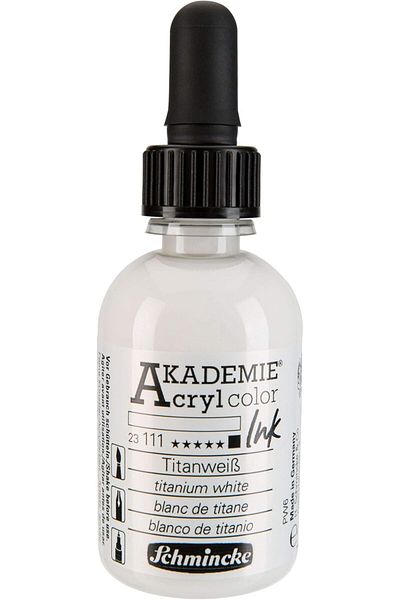 STOREMAX Akademie Acrylic Ink 50 ml 111 Titanium White