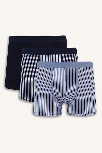 DeFacto Regular Fit Ριγέ 3 τεμαχίων Boxer E7203ax25sm